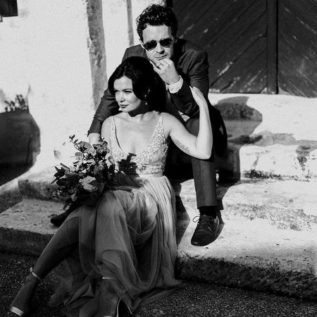 Jordana Largy with her hubby James
